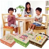 ZK流行购日本COGIT儿童增高坐垫 餐椅增高可调节便携椅垫坐垫座垫