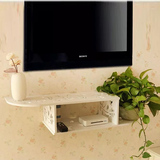 现代创意雕花宜家木电视柜机顶盒路由器置物架墙上壁挂式搁板