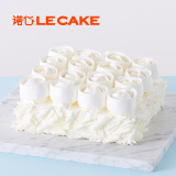 诺心LECAKE玫瑰雪域芝士新鲜蛋糕 上海北京广州同城配送