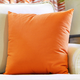普丽新家 美式北欧几何棉麻橙色卧室客厅沙发抱枕靠垫套定制