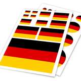 汽车国旗车贴 德国国旗贴纸 车身装饰贴 划痕贴 个性创意贴画热贴