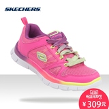 Skechers斯凯奇女童鞋 卡通可爱系带运动鞋 时尚系带儿童鞋81886
