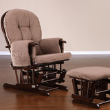 可调节可定位实木摇椅孕妇哺乳椅老人阳台休闲躺椅逍遥椅懒人沙发