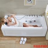 浴缸亚克力家用小户型独立式冲浪按摩浴盆嵌入式成人浴池1-1.8米