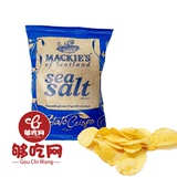 英国进口食品 哈得斯MACKIE'S 薯片 海盐味40g 膨化食品 休闲零食