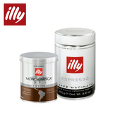 Illy意利 意大利进口深度烘焙+巴西咖啡粉2罐组合装375g
