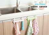 韩国创意家居厨柜门置物架 多功能免钉厨门挂钩 塑料杂物架