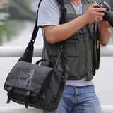 吉尼佛摄影包01309 D810 5D3单肩 单反 专业数码相机包 帆布包