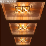 过道灯走廊灯双头长方形灯具水晶射灯吸顶灯创意玄关门厅灯阳台灯