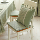 坐垫餐椅垫拉链可拆洗飘窗可定制椅垫古绿海绵椅垫椅套