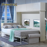 韩式田园沙发床壁床客厅隐形床多功能变形家具自由自合新款包邮