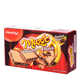 【天猫超市】马来西亚进口马奇新新巧克力榛子夹心威化饼干81g/包