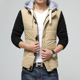 2015冬季新款男士加厚夹克男韩版修身青年加绒外套长袖冬装外衣潮