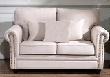 定制做新款美式欧式地中海田园客厅小户型单双三人组合沙发直销