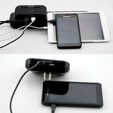 无线新国标 2.1A带USB充电插座 小巧型接线板插排2孔 双USB接口