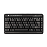 双飞燕 KL-5 笔记本电脑键盘 超薄USB有线键盘 便携多媒体小键盘