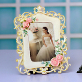 田园欧式复古雕花相框相架树脂结婚照片礼物摆台画框6寸7寸10寸