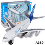 波音777客机回力合金飞机模型声光仿真A380飞机儿童玩具男孩礼物