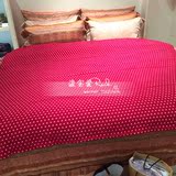包邮专柜同款三层纱布加竹纤维高品质星星图案床上用品床盖枕套