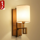 现代新中式壁灯仿古客厅卧室床头灯 装饰创意铁艺墙壁灯过道灯具