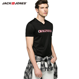 JackJones杰克琼斯2016夏装新品男士热卖纯棉短袖T恤O|216201029