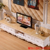 欧式长方形大理石电视柜组合实木客厅矮柜卧室地柜套装茶几储物柜