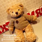 泰迪熊韩国毛衣小熊外贸原单毛绒玩具圣诞节礼物品送男女朋友儿童