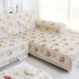 四季高档亚麻沙发垫布艺欧式沙发套秋冬防滑皮沙发坐垫组合沙发罩