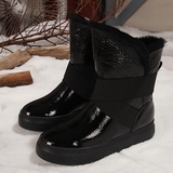 欧洲站2015冬雪地靴女皮毛一体套筒厚底中筒靴加厚加绒短靴羊毛靴