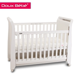 进口品牌Douxbebe 婴儿床实木宝宝摇篮床多功能环保儿童床 bb床