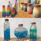 diy许愿瓶玻璃 迷你漂流瓶星空瓶材料包创意彩虹瓶海洋瓶子心愿瓶