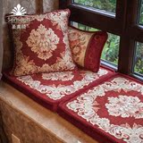 红木沙发垫 实木加厚保暖坐垫 欧式布艺奢华冬含芯海绵垫