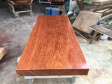 巴花大板173-72-10实木大板桌原木餐桌红木茶桌茶台书桌办公桌