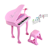 幼儿童教学玩具仿真立式三角钢琴女宝宝电子琴多功能早教益智乐器