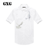 GXG男装 2016夏季商场同款 男士时尚白色休闲衬衫男#62223065