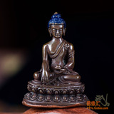 【佛缘汇】尼泊尔进口5.5cm紫铜纯铜 随身小佛像 释迦牟尼佛 佛像