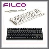 斐尔可Filco 87圣手/忍者二代游戏机械键盘 黑茶青红轴全键无冲