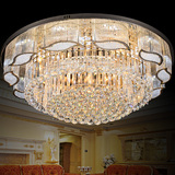 2016欧式水晶灯现代简约led吸顶灯圆形大气客厅卧室餐厅灯具新品
