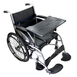 【优惠】互邦轮椅车HBG27坐便器折叠老人轮椅残疾人代步车配餐板