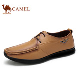 Camel/骆驼男鞋 舒适休闲 2016春季新款 牛皮系带男鞋休闲鞋