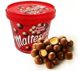 包邮 澳洲麦提沙Maltesers麦丽素进口巧克力520g桶装 生日礼物