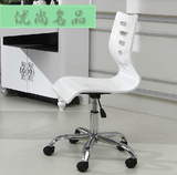时尚白色烤漆时尚转椅 现代电脑升降办公椅 儿童学生休闲转椅子