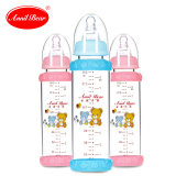 安奈小熊 新生儿奶瓶宝宝奶瓶防摔胀气 玻璃奶瓶标准口径婴儿奶瓶