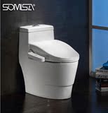 新款Somisa硕美莎S365智能盖板一体马桶普通坐便器 虹吸式座厕