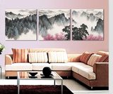美丽山水画客厅装饰画卧室现代艺术画沙发后墙壁画餐厅现代无框画