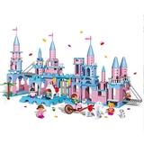 女童儿童8-10-12-14岁以上邦宝益智拼装积木公主月光城堡女孩玩具