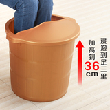 日本塑料泡脚桶泡脚盆足浴桶洗脚盆按摩高深桶洗脚桶足浴盆