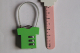 【厂家直销】9.9包邮 箱包密码锁小挂锁柜子锁钥匙圈锁细钢丝锁