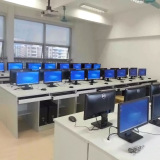 学校微机室电脑桌两人办公桌2人培训桌网吧电脑桌学生双人电脑台
