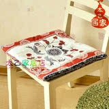 茶坊餐桌椅垫中国风皮红木沙发坐垫含芯纯棉加厚布艺家居喜庆